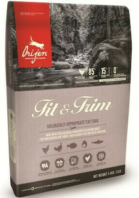 Orijen Fit & Trim Trockenfutter für erwachsene Katzen mit Huhn 1.8kg