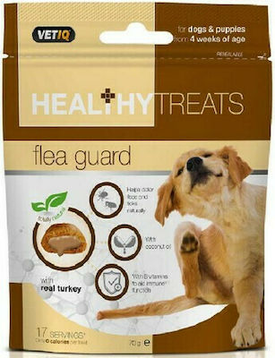 VetIQ Healthy Treats Flea Guard Λιχουδιά για Κουτάβια με Δημητριακά και Κρέας 70gr