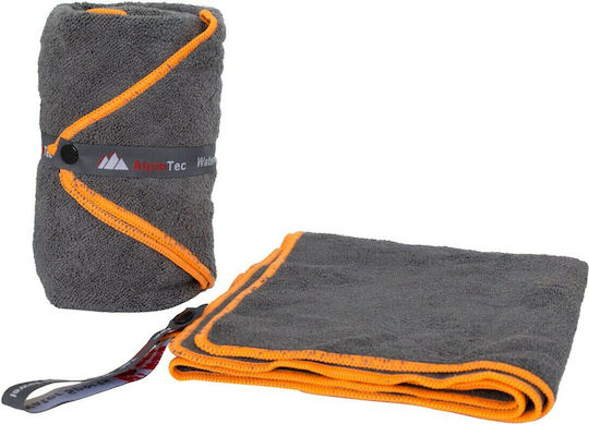 AlpinPro Drysoft Microfiber Body Antibacterial Towel with Case Orange 150x75cm