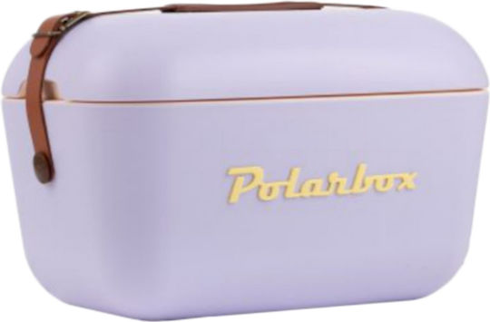Polarbox Classic & Pop Style Portable Fridge 20lt Purple Yellow