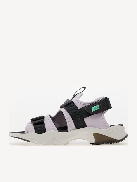 Canyon Women's Flat Sandals Sporty in Purple Color