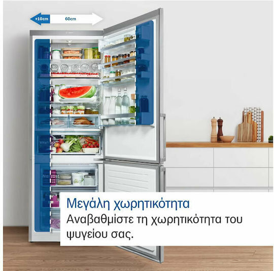 Bosch Side-by-Side Refrigerator 605lt Total NoFrost H183xW91xD73.1cm Black KFN96AXEA