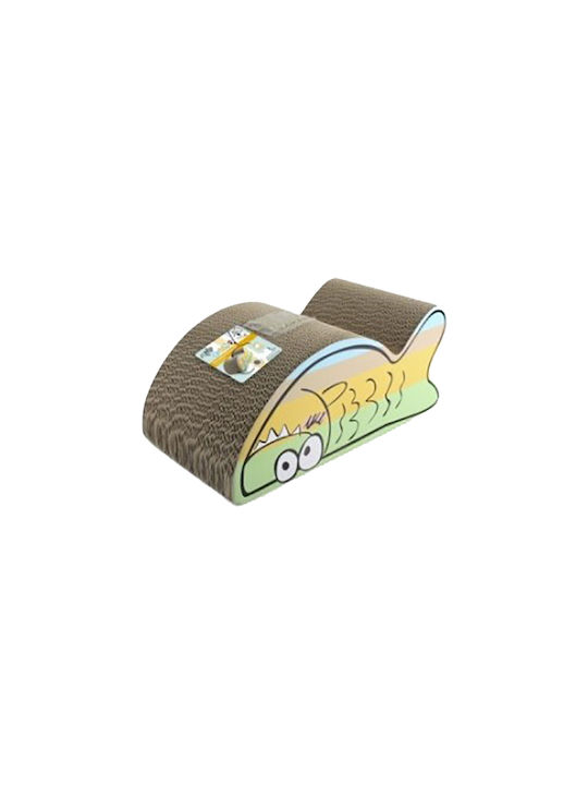 All For Paws Catoon Fish Cat Scratching Post Post 42x21x18 cm