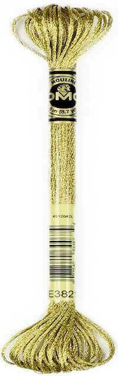 DMC Faden Stickerei Mouliné Effet Lumière Baumwolle in Gold Farbe 8m