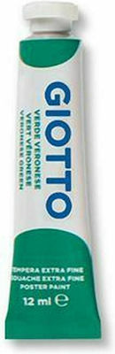 Giotto Tempera Tempera de Pictură Verde Nu 12 în Tubular 21ml 1buc 035501200