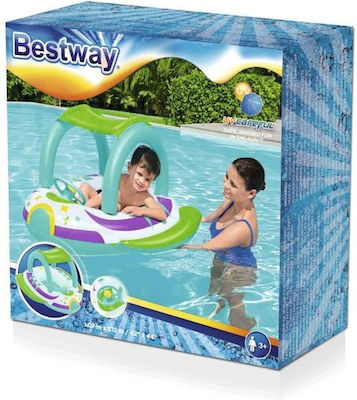 Bestway Space Splash Παιδική Φουσκωτή Βάρκα από 3 Ετών 112x107εκ.