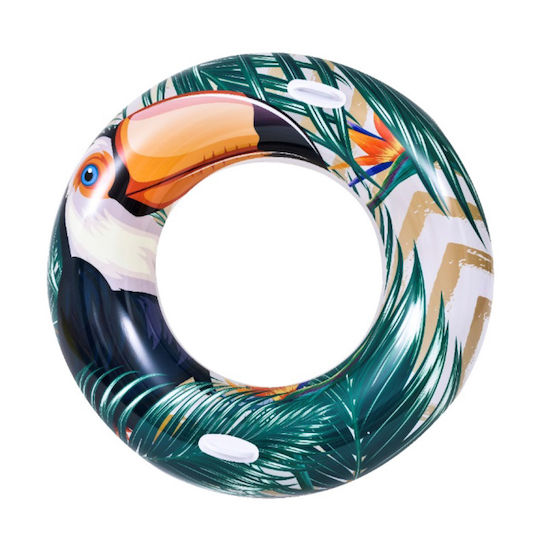 Bestway Kids' Swim Ring Flamingo with Handles and Diameter 115cm. Pink