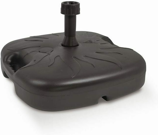 Zanna Toys 45/AN Sonnenschirmständer Wasser - Sand Kunststoff 18Es Quadratisch Gray