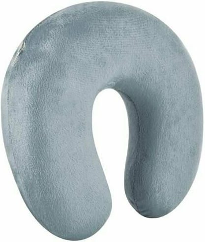 Trizand Memory Foam Travel Pillow Travel Set Pillow 28.5x28x8.5cm Gray