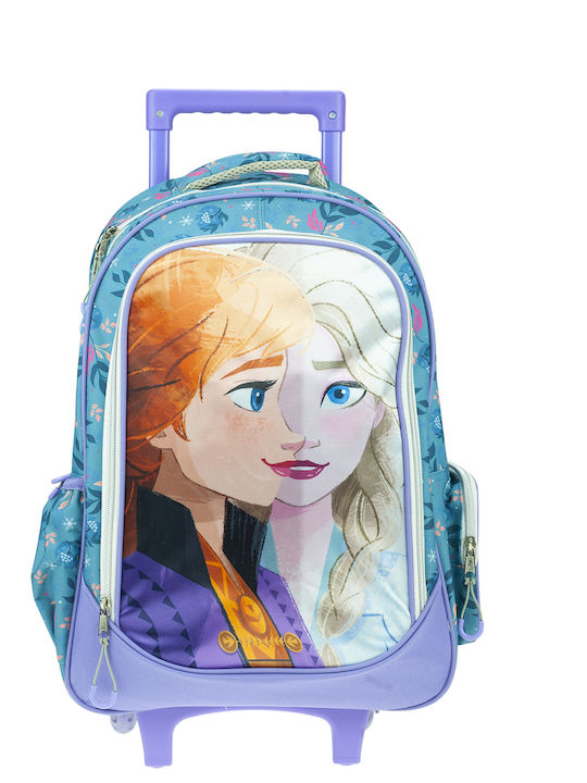 Gim Frozen School Bag Trolley Elementary, Elementary in Light Blue color