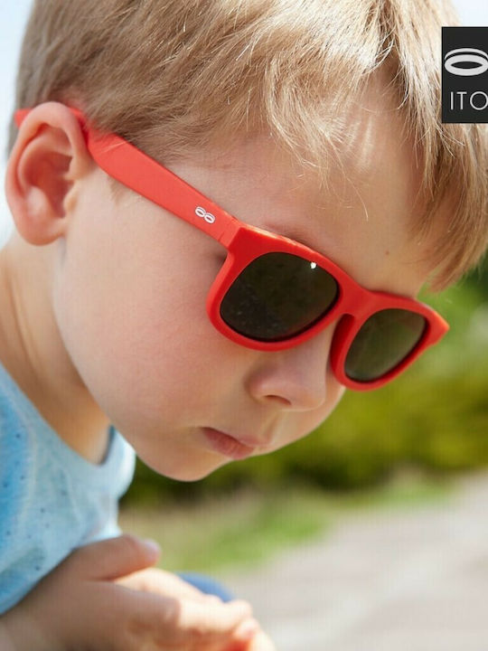 iTooTi Butterfly Kids Sunglasses Red For 3-6 Years