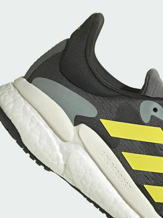 Solarboost 4 Herren Sportschuhe Laufen Grey Six / Beam Yellow / Linen Green