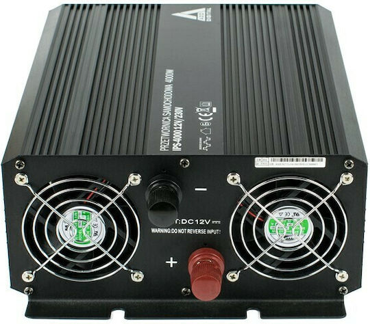 Azo Digital AZO Digital Car Inverter Modified Sinewave 144W to Converter 12V DC in 230V AC