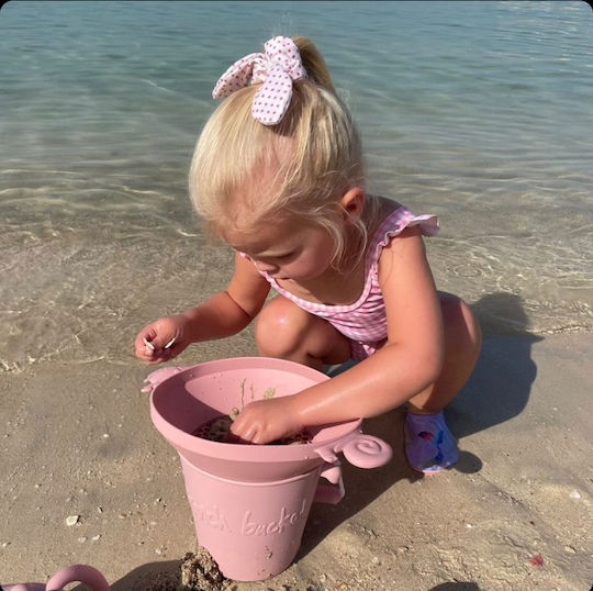 Scrunch Panner Beach Toy made of Silicone Purple Mosquito