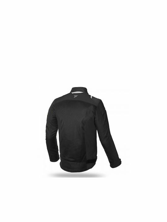 Seventy Degrees SD-JR48 Sommer Herren Motorradjacke Schwarz