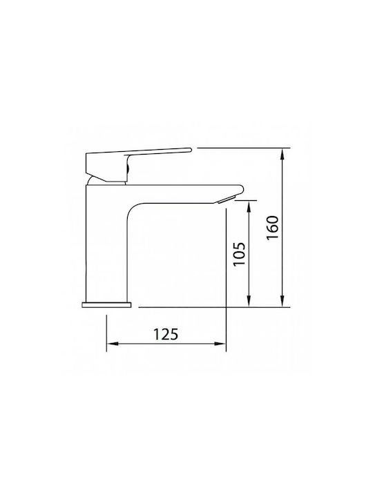 Clever Agora Xtreme Mixing Sink Faucet Silver
