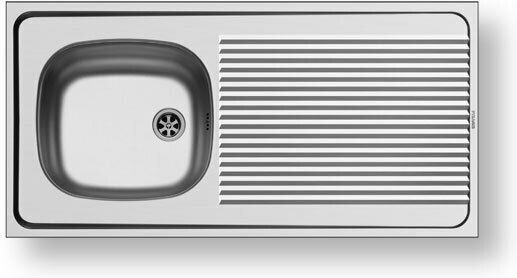 Pyramis International 1B 1D Επικαθήμενος Inox Σατινέ 100x50cm Ασημί Pyramis International 1B 1D Επικαθήμενος Inox Σατινέ 100x50cm Ασημί
