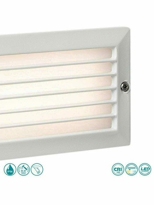 Faro Barcelona Stripe-1 Επιτοίχια Εξωτερική Πλαφονιέρα LED IP54 5W 10x23.3εκ.