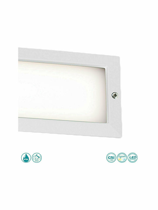 Faro Barcelona Stripe-2 Επιτοίχια Εξωτερική Πλαφονιέρα LED IP54 5W 10x23.3εκ.