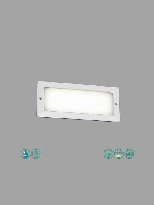 Faro Barcelona Stripe-2 Επιτοίχια Εξωτερική Πλαφονιέρα LED IP54 5W 10x23.3εκ.