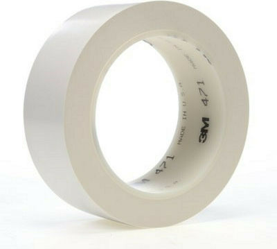 3M 471 Marking Tape White W5cm x L33m