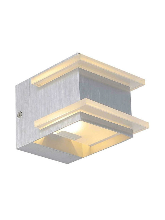 VK Lighting Μοντέρνο Φωτιστικό Τοίχου με Ντουί G9 Λευκό 10x8x8εκ.