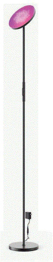 Inlight LED Stehlampe H170cm. Schwarz