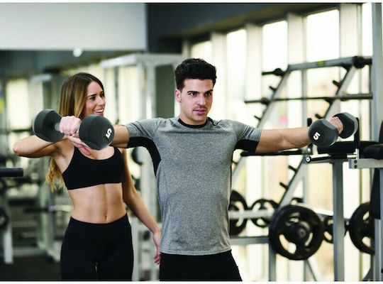 Amaya Rubber Dumbbells Σετ Βαράκια Λαστιχένια 2 x 15kg