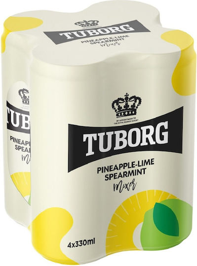 Tuborg Mixer Limonade mit Kohlensäure in Kiste 4x330ml