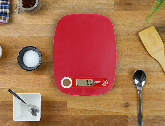 Livoo Ψηφιακή Ζυγαριά Κουζίνας έως 5kg Κόκκινη
