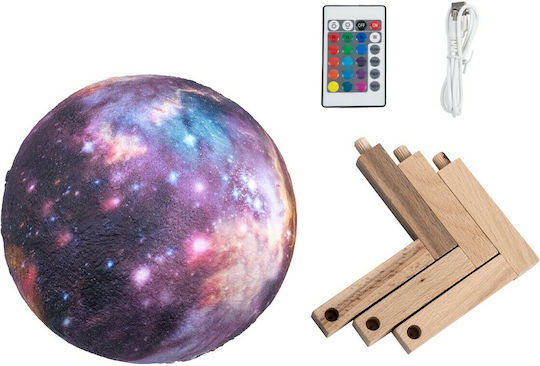 GloboStar Callisto Lustră Decorativă Lumină de Lună Multicolor