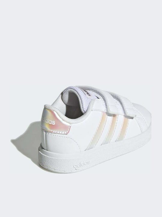 Grand Court GRAND COURT 2.0 Kids Sneakers with Scratch Cloud White / Iridescent