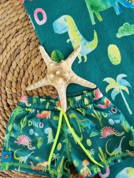 Tortue Kids Swimwear Swim Shorts Green