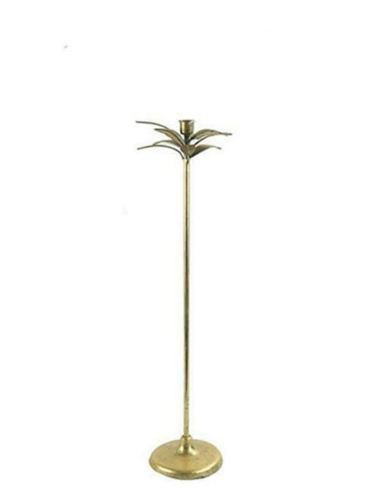 Atmosphera Λουλούδι Candle Holder Metal Gold 120.5cm 1pcs