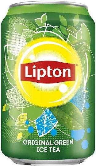 Lipton Green Ice Tea Λεμόνι Χωρίς Ανθρακικό & Ζάχαρη σε Κουτί 330ml