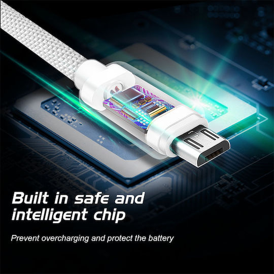 Swissten Geflochten USB-C zu Lightning Kabel Silber 2m (71529202)