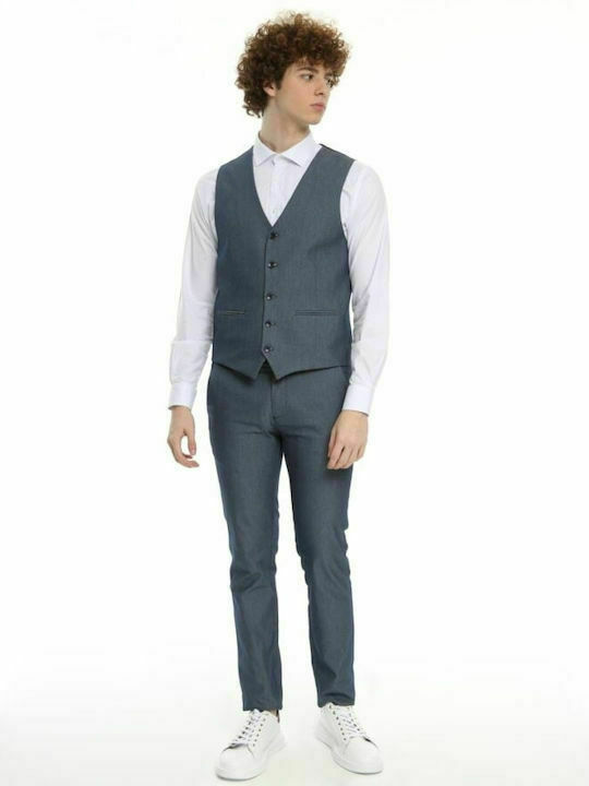 Tresor Men's Trousers Suit Blue