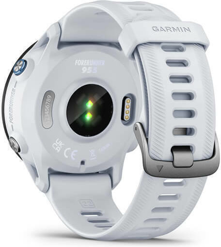 Garmin Forerunner 955 46mm Αδιάβροχο Smartwatch με Παλμογράφο (Whitestone)