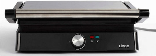 Livoo Τοστιέρα για 2 Τοστ 2200W Μαύρη