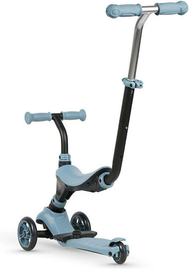 Q Play Kinderroller Sema Pearl 3 in 1 3-Rad mit Sitz für 2+ Jahre Hellblau