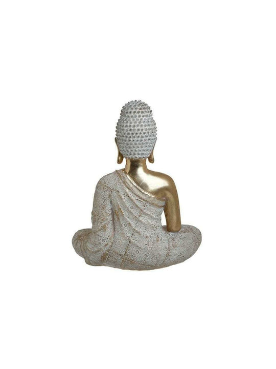 Inart Decorativ Buddha din Polirășină în Gri 24x14x30cm 1buc