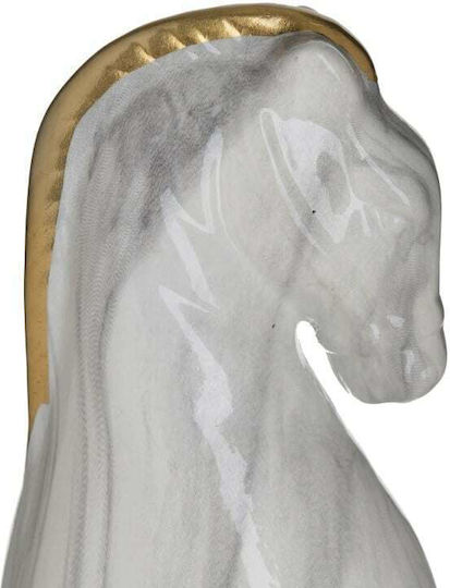 Inart Dekoratives Schachfigur aus Keramik 11x11x22cm 1Stück