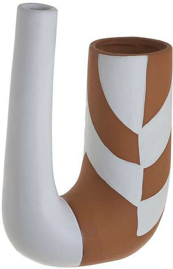 Inart Βάζο Κεραμικό Terracotta Terracotta 15x7xΥ20cm