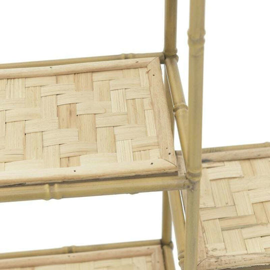 Gold Wall Shelf 78x15x68cm