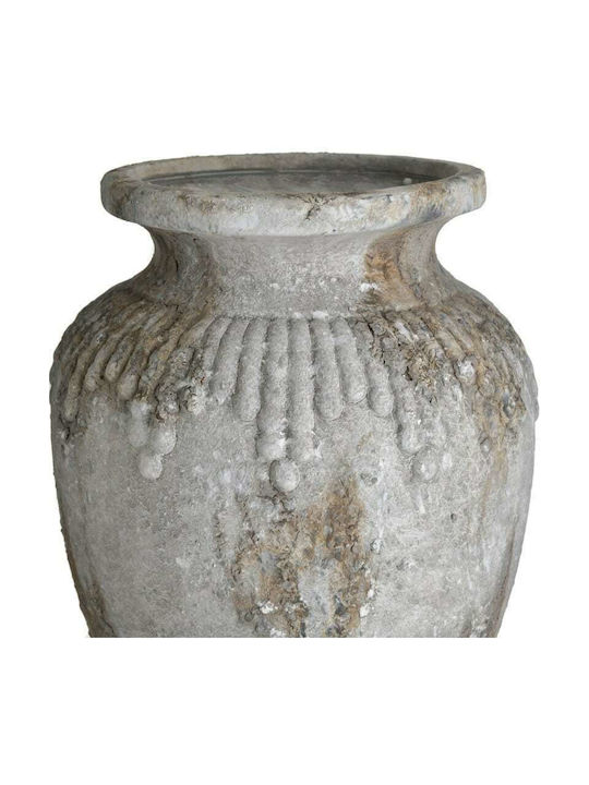 Inart Διακοσμητικό Βάζο Keramik Terracotta Silver 24x24x40cm 1Stück