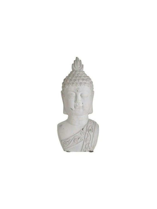 Inart Dekorativer Buddha aus Beton in Grey 13x11x28cm 1Stück