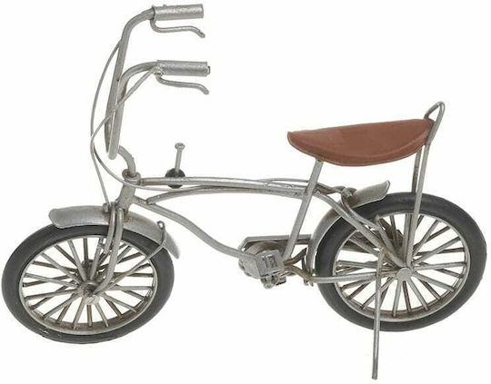 Inart Античен Декоративен велосипед Метална Silver 21x5x17см 1бр
