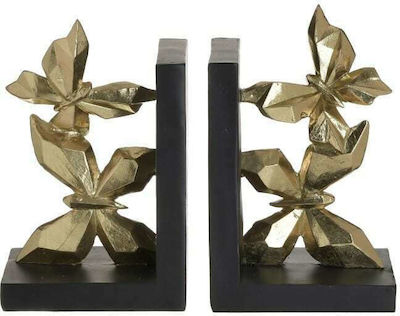 Plastic Bookend in Gold Color 19x10x12cm.