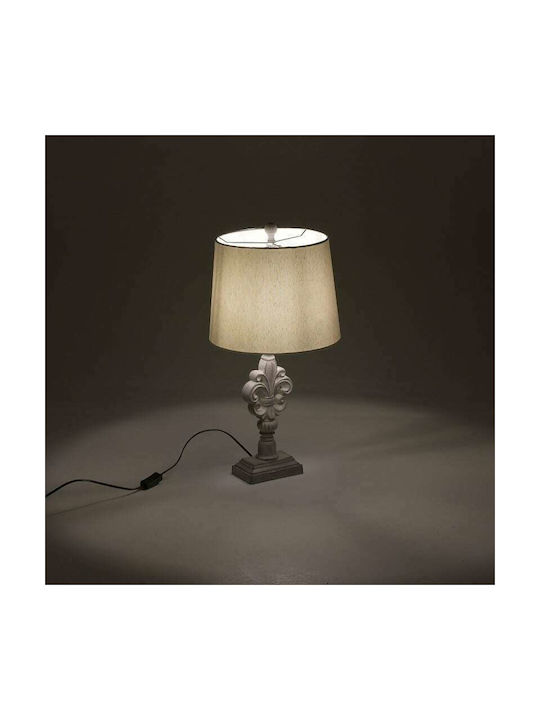 Inart Vintage Stehlampe H160cm. Weiß
