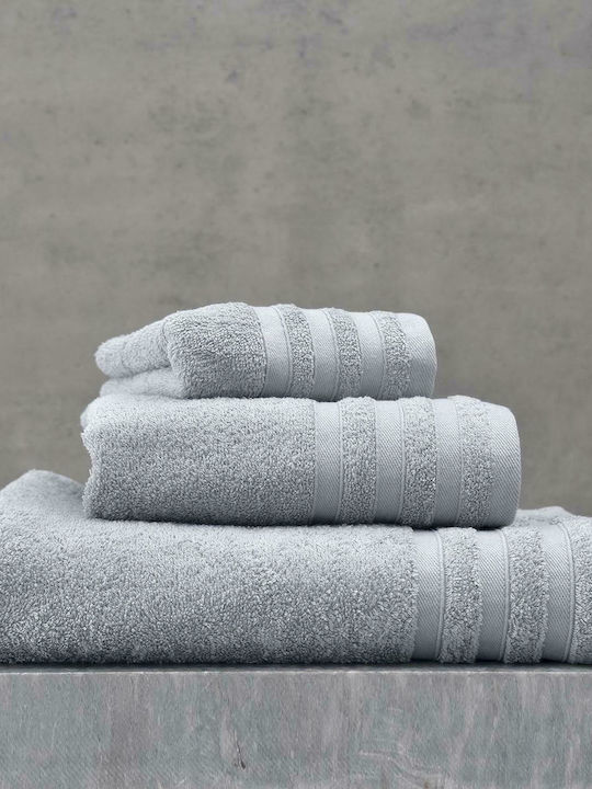 Rythmos Bath Towel Lagoon 70x140cm. Grey Weight 470gr/m²